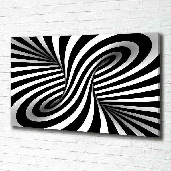 Cuadro canvas con impresión uv duradera horizontal Vórtice abstracto