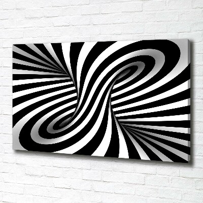 Cuadro canvas con impresión uv duradera horizontal Vórtice abstracto