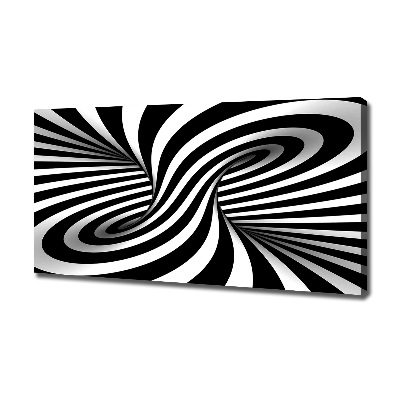 Cuadro canvas con impresión uv duradera horizontal Vórtice abstracto