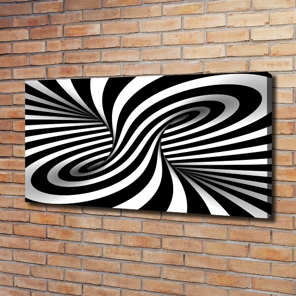 Cuadro canvas con impresión uv duradera horizontal Vórtice abstracto