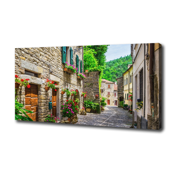 Fotocuadro en lienzo de alta calidad horizontal Una calle con encanto