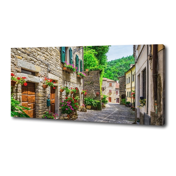 Fotocuadro en lienzo de alta calidad horizontal Una calle con encanto