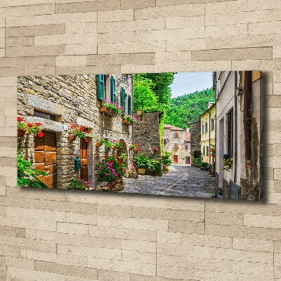 Fotocuadro en lienzo de alta calidad horizontal Una calle con encanto