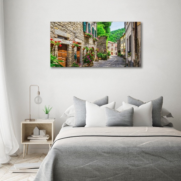 Fotocuadro en lienzo de alta calidad horizontal Una calle con encanto