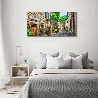 Fotocuadro en lienzo de alta calidad horizontal Una calle con encanto