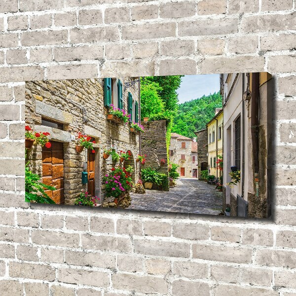 Fotocuadro en lienzo de alta calidad horizontal Una calle con encanto