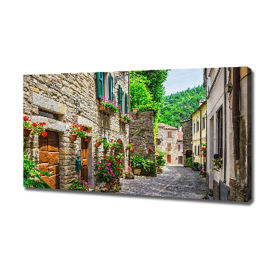 Fotocuadro en lienzo de alta calidad horizontal Una calle con encanto