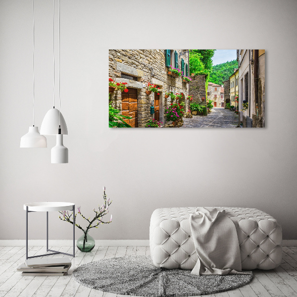 Fotocuadro en lienzo de alta calidad horizontal Una calle con encanto
