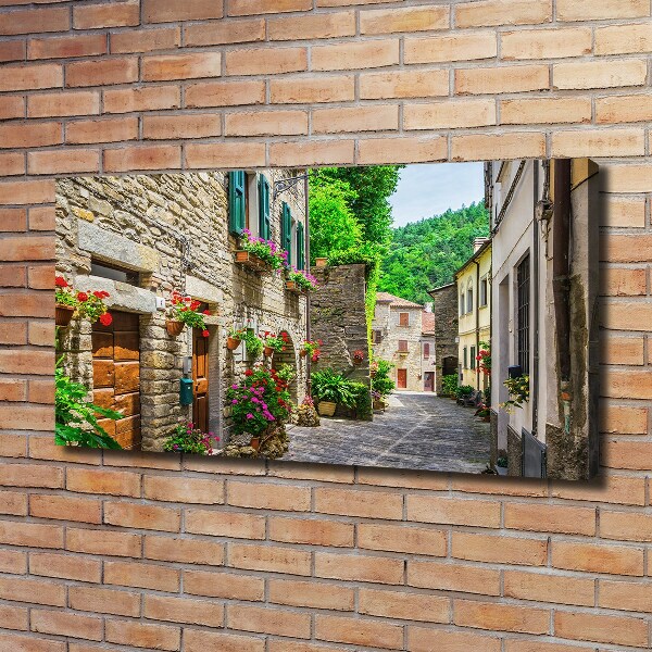 Fotocuadro en lienzo de alta calidad horizontal Una calle con encanto