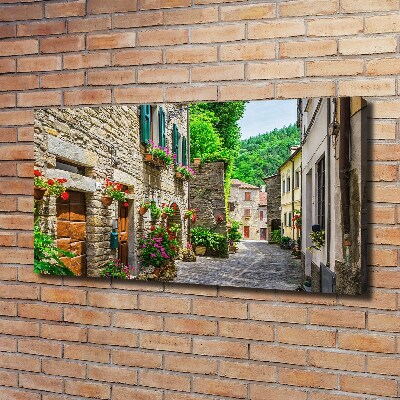 Fotocuadro en lienzo de alta calidad horizontal Una calle con encanto