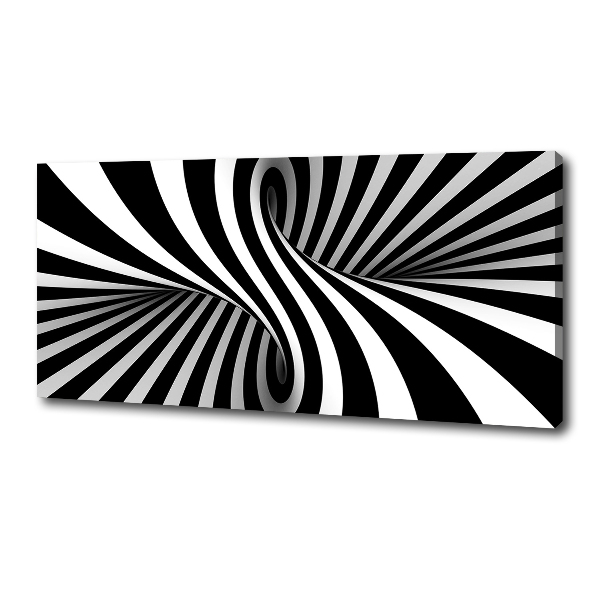 Cuadro canvas moderno de gran formato horizontal Vórtice abstracto