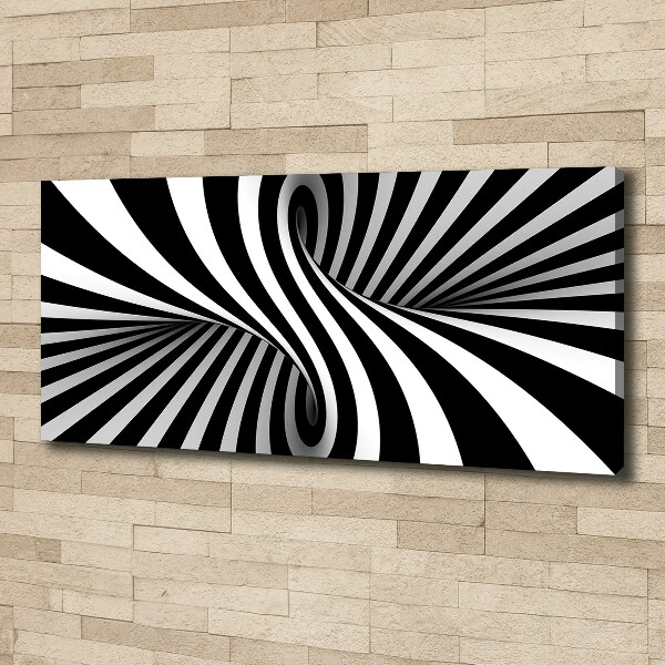 Cuadro canvas moderno de gran formato horizontal Vórtice abstracto