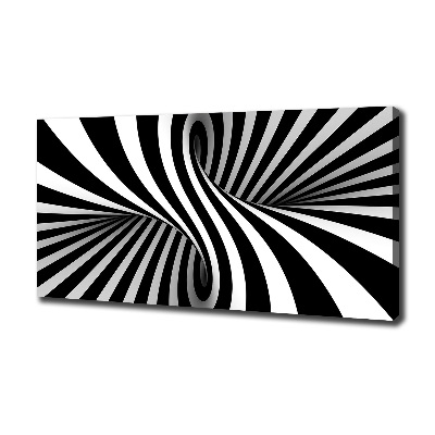 Cuadro canvas moderno de gran formato horizontal Vórtice abstracto