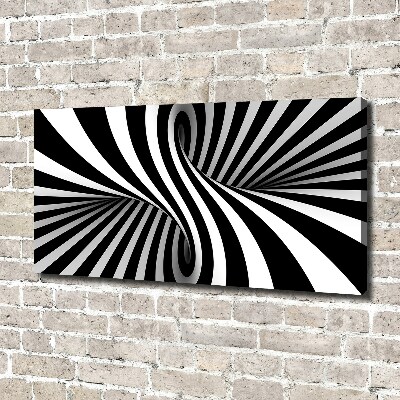 Cuadro canvas moderno de gran formato horizontal Vórtice abstracto