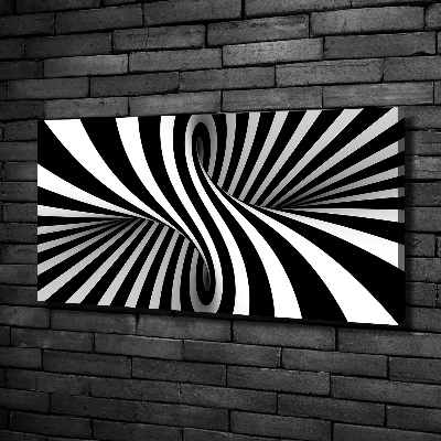 Cuadro canvas moderno de gran formato horizontal Vórtice abstracto