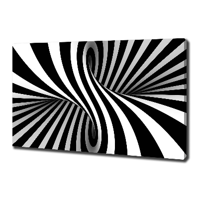 Cuadro canvas moderno de gran formato horizontal Vórtice abstracto