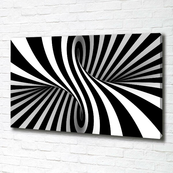 Cuadro canvas moderno de gran formato horizontal Vórtice abstracto