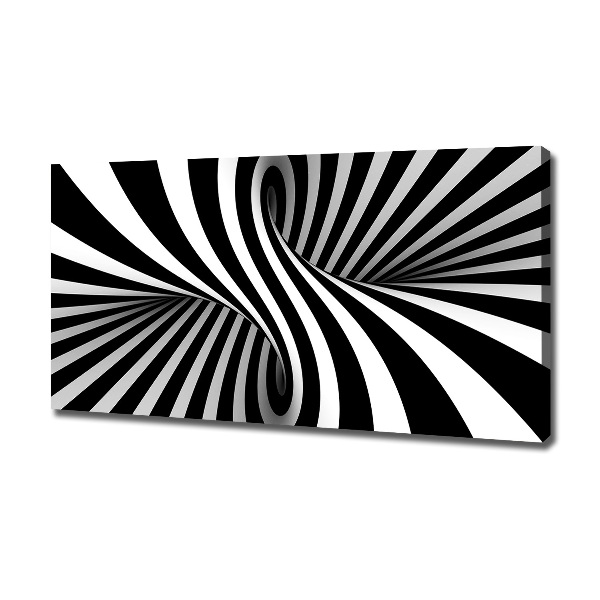 Cuadro canvas moderno de gran formato horizontal Vórtice abstracto