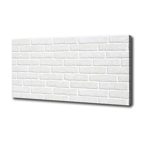 Cuadro canvas moderno de gran formato horizontal pared de ladrillos