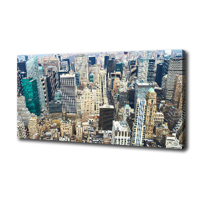 Cuadro canvas moderno de gran formato horizontal Manhattan Nueva York