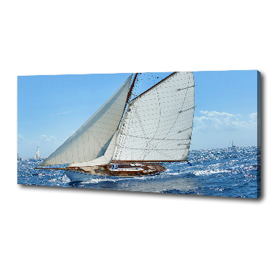 Cuadro canvas con impresión uv duradera horizontal Yate