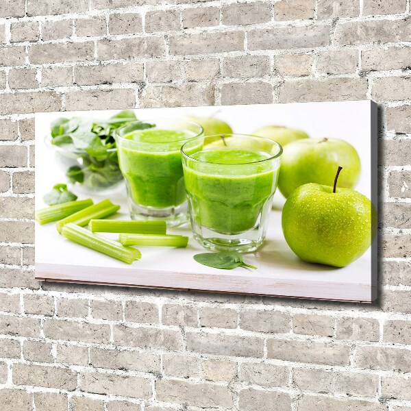 Fotocuadro en lienzo de alta calidad horizontal Cóctel verde