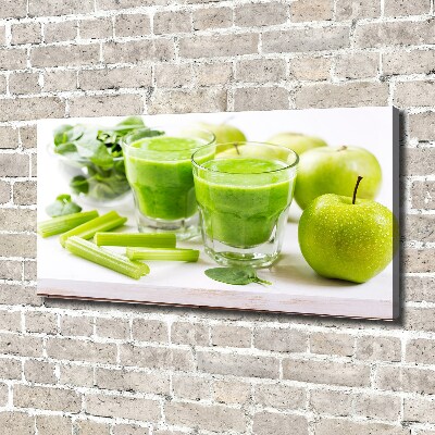 Fotocuadro en lienzo de alta calidad horizontal Cóctel verde