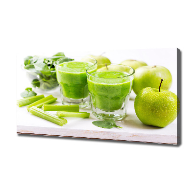 Fotocuadro en lienzo de alta calidad horizontal Cóctel verde