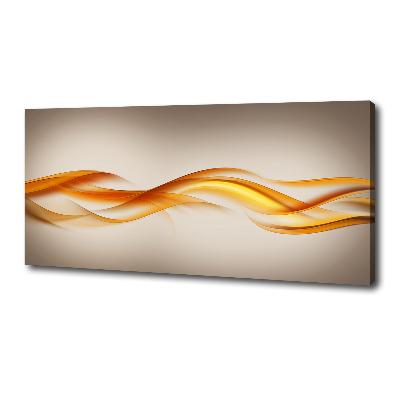 Cuadro canvas con impresión uv duradera horizontal Ondas abstractas