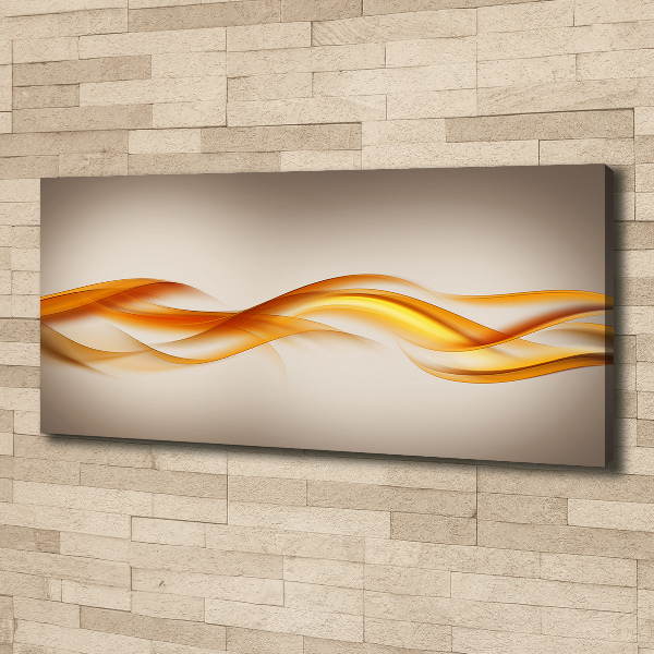 Cuadro canvas con impresión uv duradera horizontal Ondas abstractas