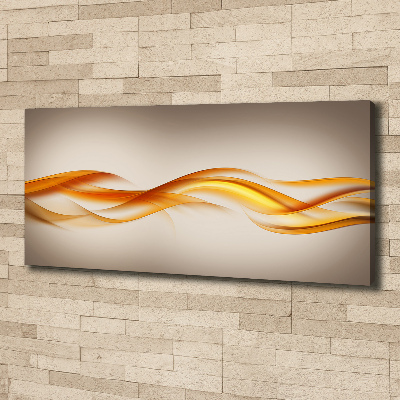 Cuadro canvas con impresión uv duradera horizontal Ondas abstractas