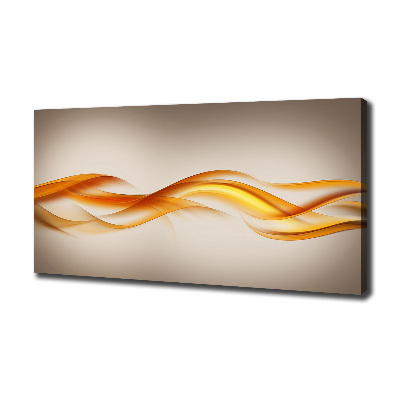 Cuadro canvas con impresión uv duradera horizontal Ondas abstractas