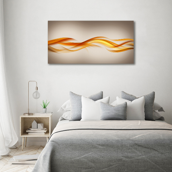 Cuadro canvas con impresión uv duradera horizontal Ondas abstractas