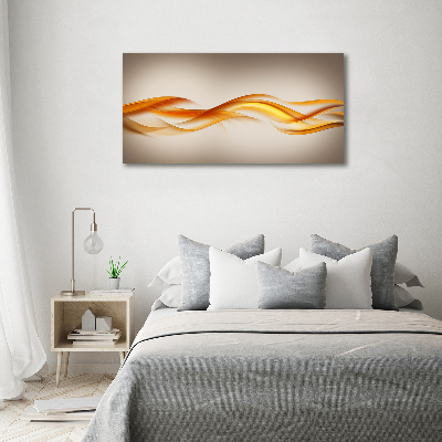 Cuadro canvas con impresión uv duradera horizontal Ondas abstractas