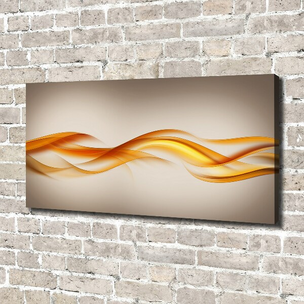 Cuadro canvas con impresión uv duradera horizontal Ondas abstractas