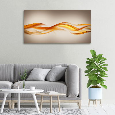 Cuadro canvas con impresión uv duradera horizontal Ondas abstractas