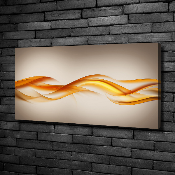 Cuadro canvas con impresión uv duradera horizontal Ondas abstractas