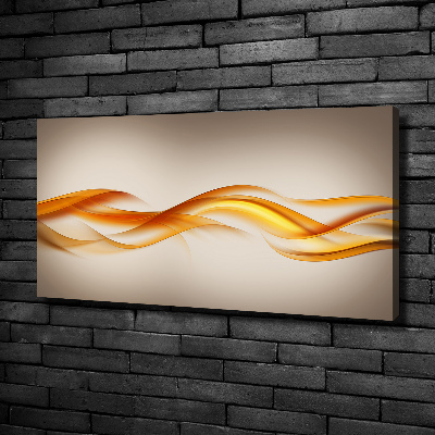 Cuadro canvas con impresión uv duradera horizontal Ondas abstractas