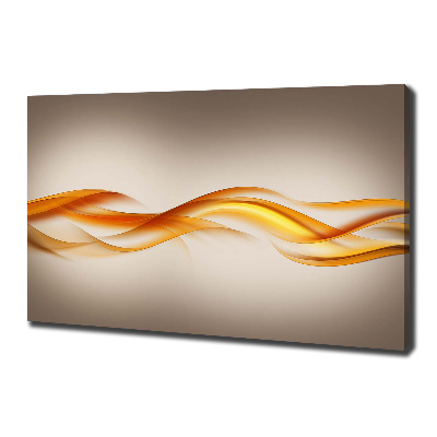 Cuadro canvas con impresión uv duradera horizontal Ondas abstractas