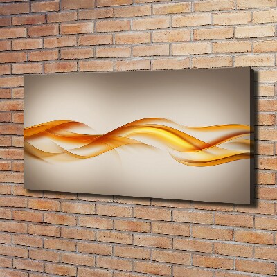 Cuadro canvas con impresión uv duradera horizontal Ondas abstractas