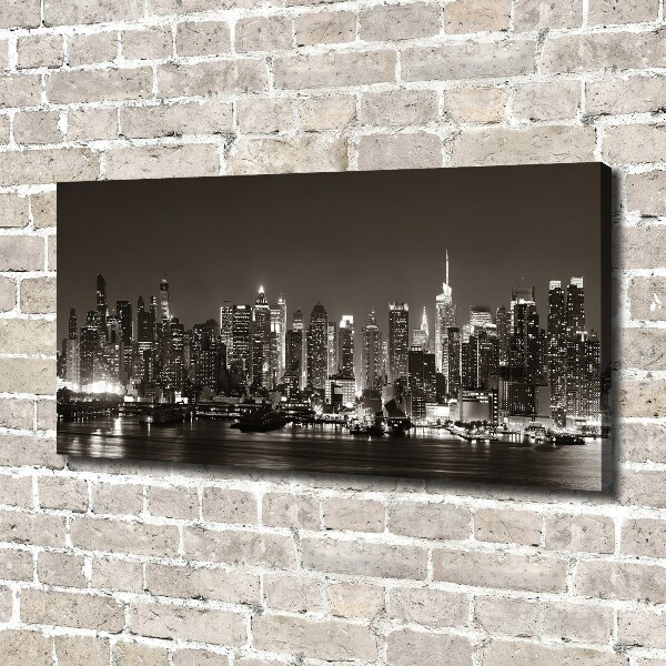 Cuadro canvas con impresión uv duradera horizontal Manhattan Nueva York