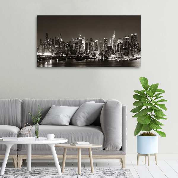 Cuadro canvas con impresión uv duradera horizontal Manhattan Nueva York