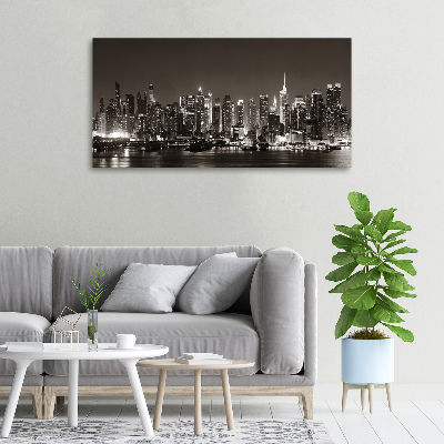 Cuadro canvas con impresión uv duradera horizontal Manhattan Nueva York