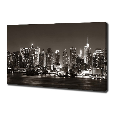 Cuadro canvas con impresión uv duradera horizontal Manhattan Nueva York