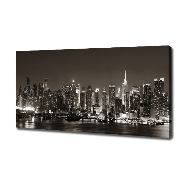 Cuadro canvas con impresión uv duradera horizontal Manhattan Nueva York