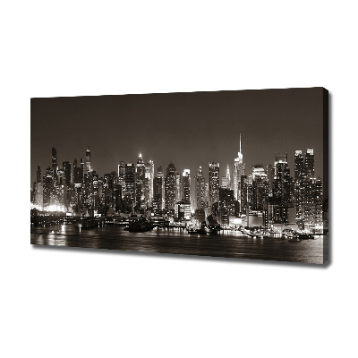 Cuadro canvas con impresión uv duradera horizontal Manhattan Nueva York