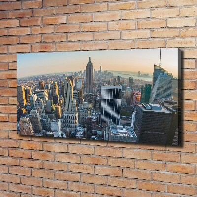 Fotocuadro en lienzo de alta calidad horizontal Manhattan Nueva York