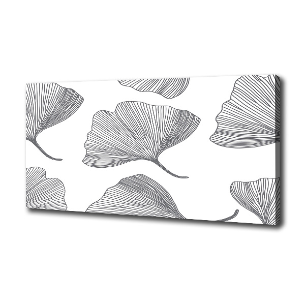 Fotocuadro en lienzo de alta calidad horizontal Gingko