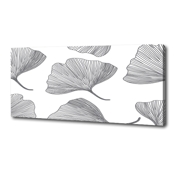 Fotocuadro en lienzo de alta calidad horizontal Gingko