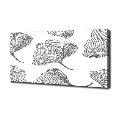 Fotocuadro en lienzo de alta calidad horizontal Gingko